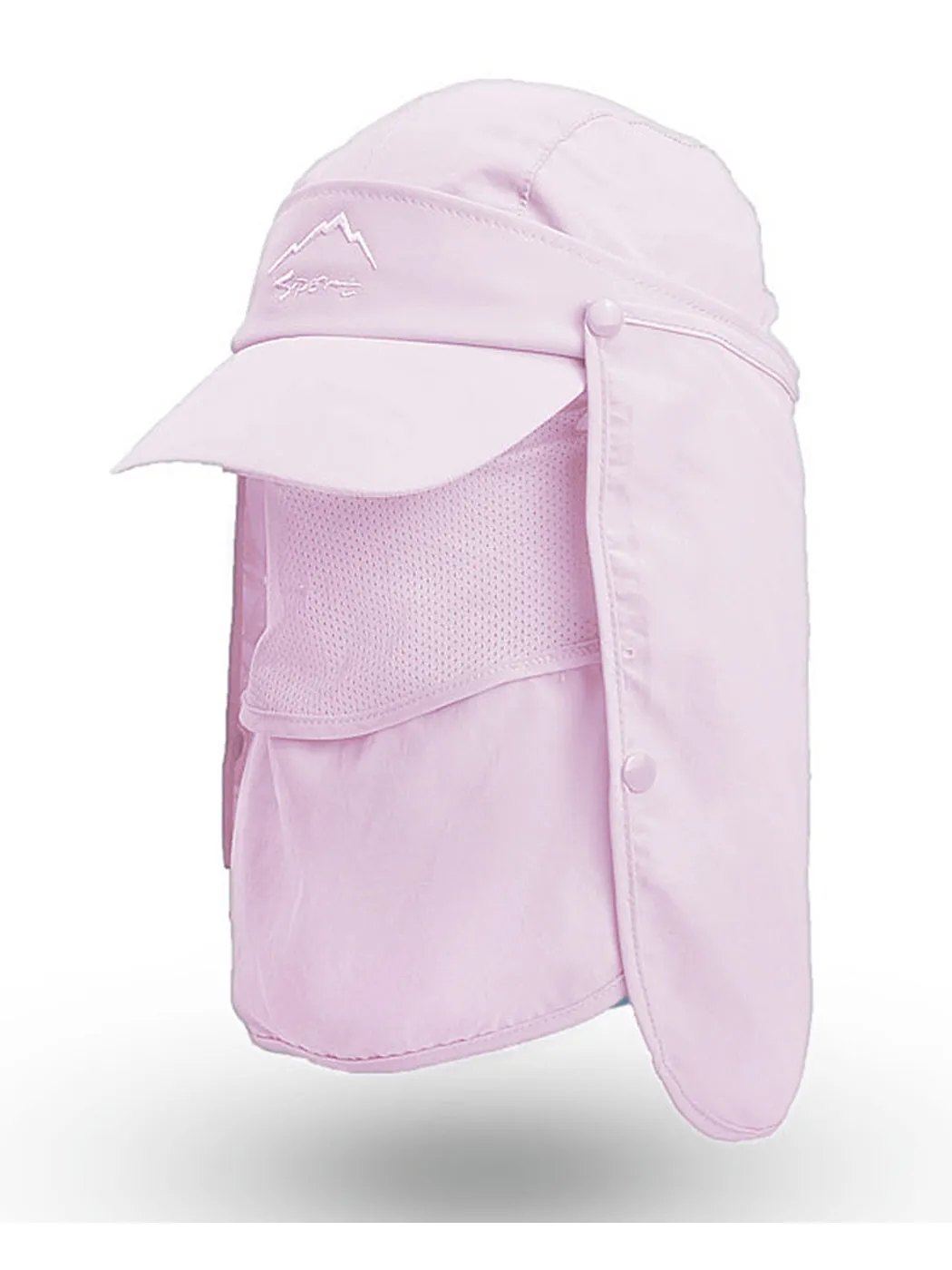 Anna-Kaci Outdoor Sun Protection Visor Cap Fishing Hat Baseball Cap with Neck Face Mask Flap Cover