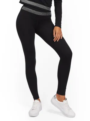 Black High-Waisted Yoga Legging