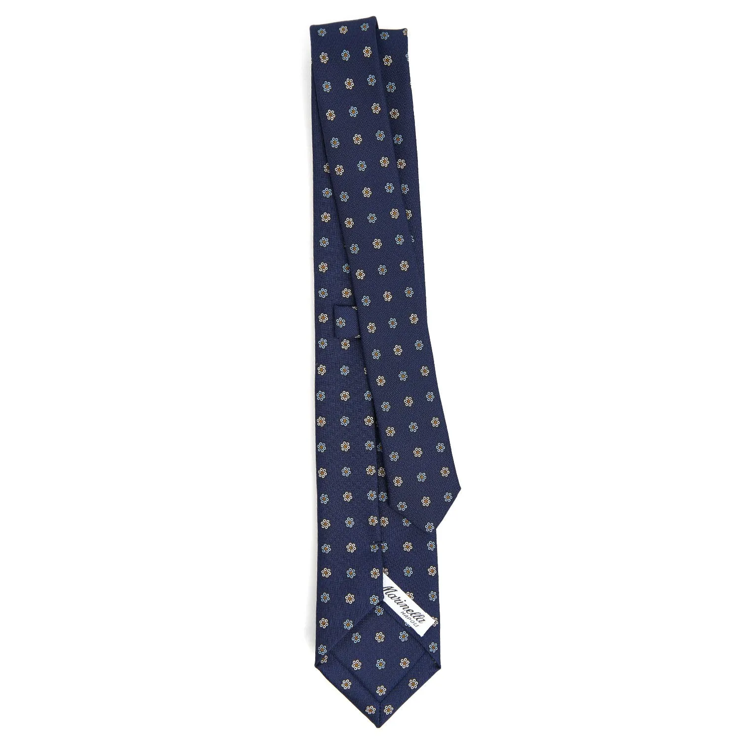 BLUE SARTORIAL 7 CM SILK TIE