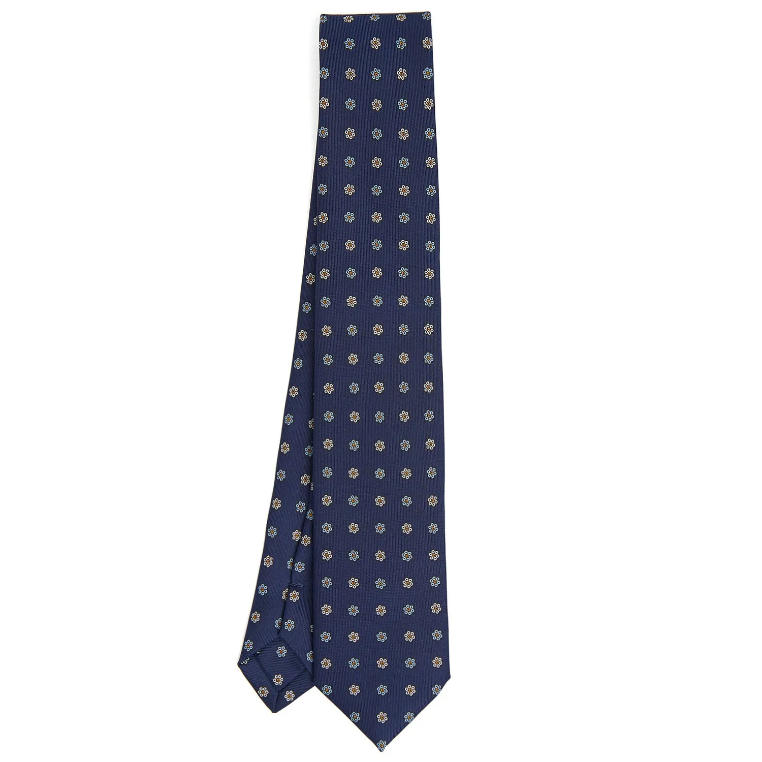 BLUE SARTORIAL 7 CM SILK TIE