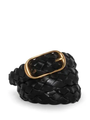 Braided Reine Belt in Black