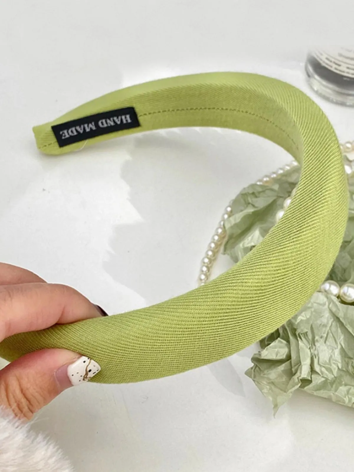 Bright Girl Green Padded Headband