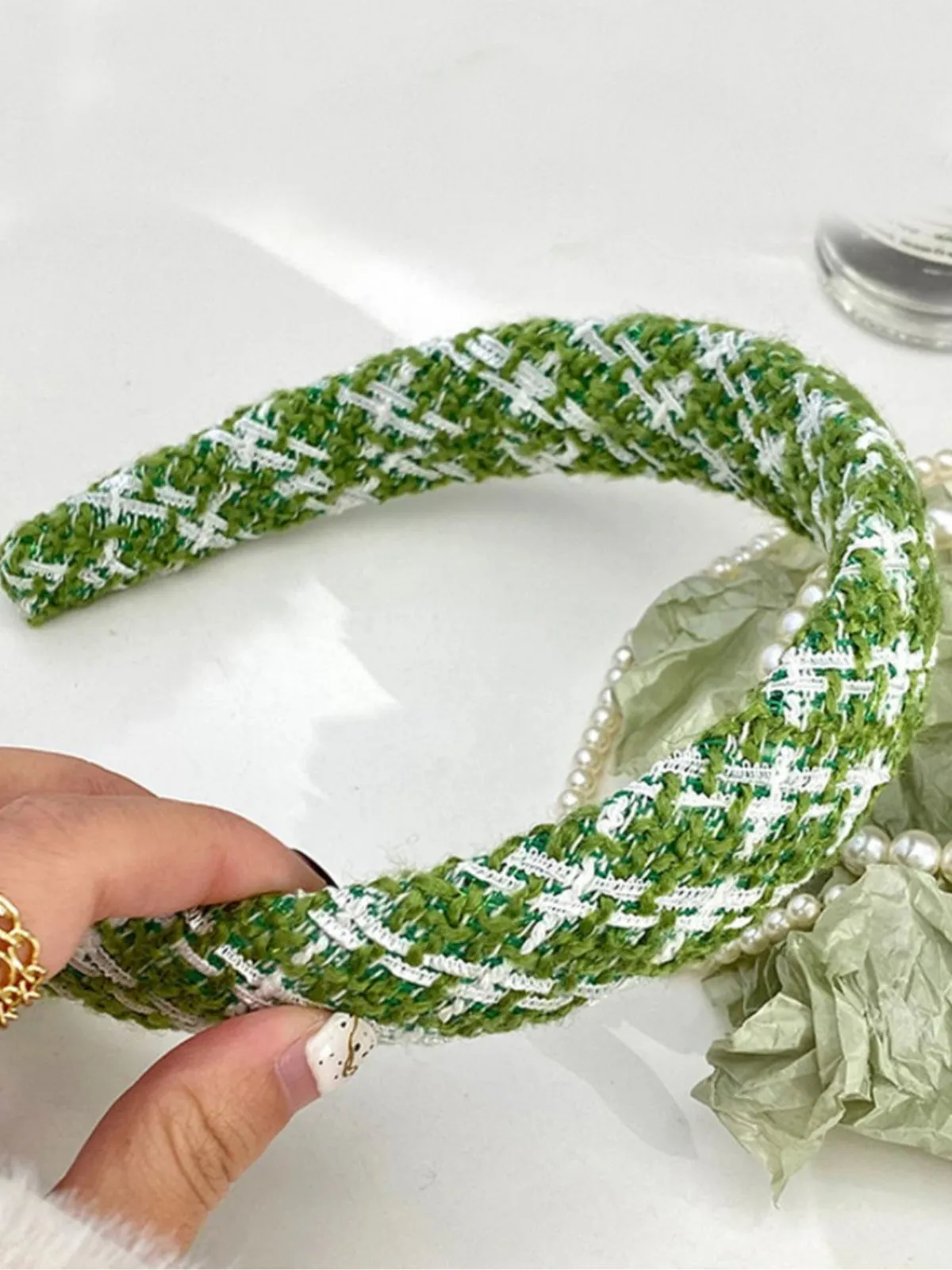 Bright Girl Green Padded Headband