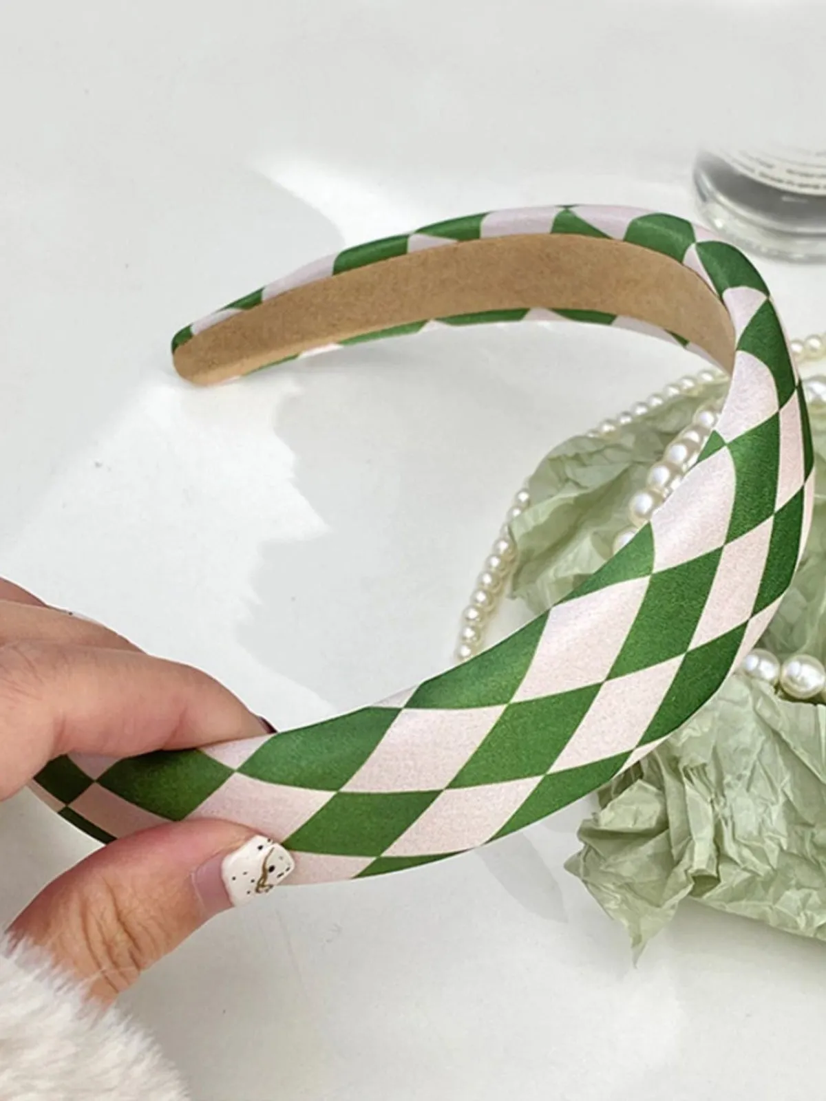 Bright Girl Green Padded Headband