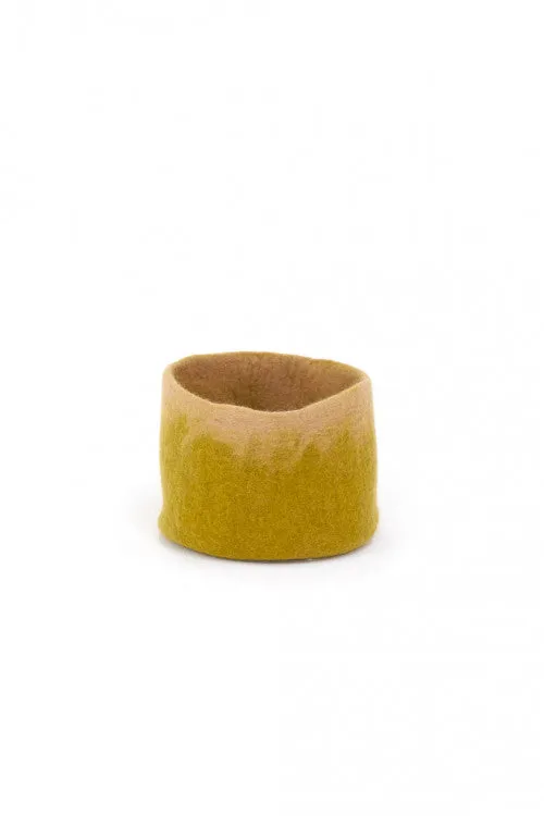 Calabash Storage Baskets : Two-Tone Pistachio