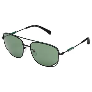 Calvin Klein Unisex Square Sunglasses in Dark Green