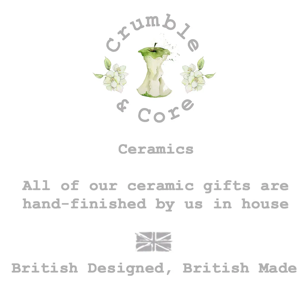 Ceramic Coaster - Flowers Forget Me Not