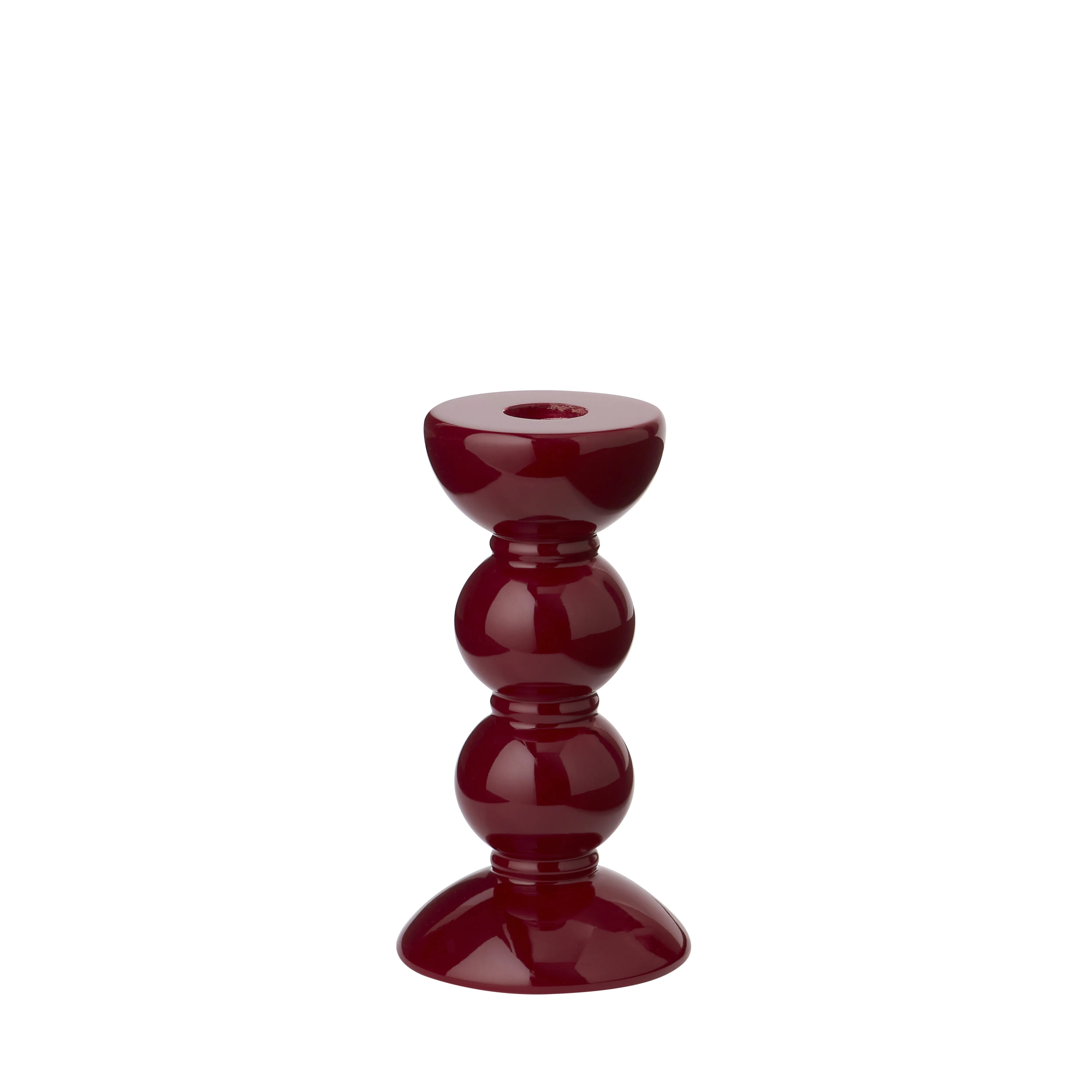 Cherry Bobbin Candle Stick - 14cm