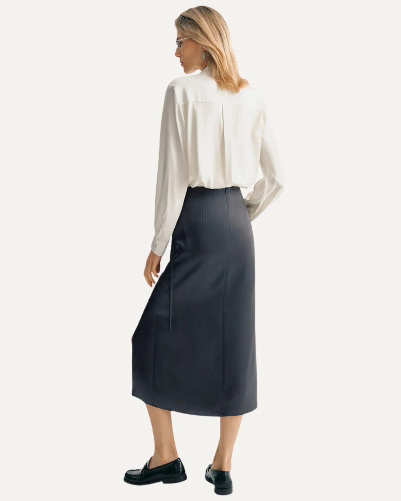 Collar Mulberry Silk Shirt