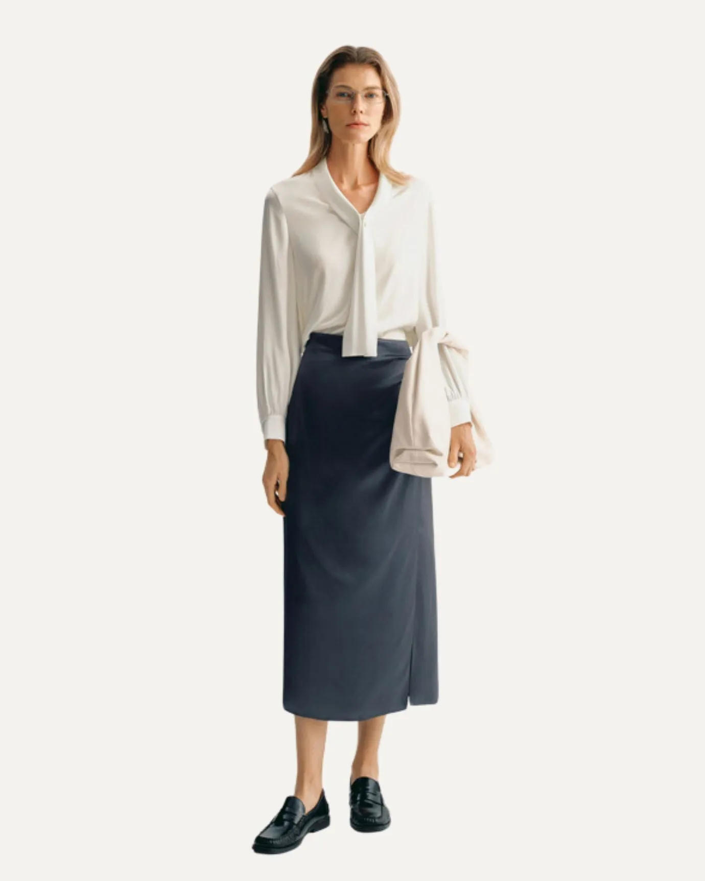 Collar Mulberry Silk Shirt