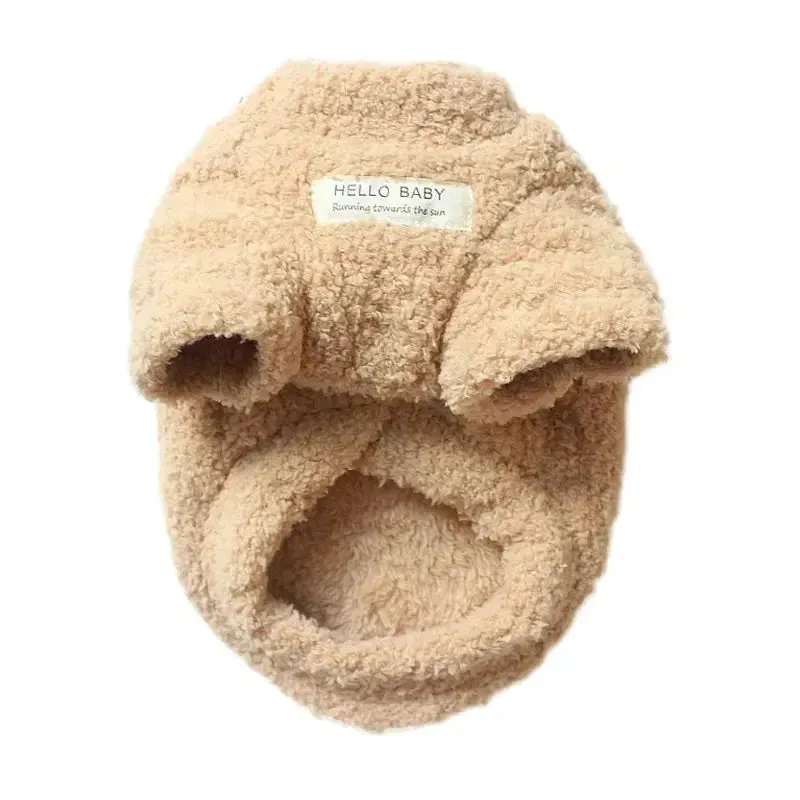 Cozy Plush Winter Sweater for Small Dogs & Puppies
