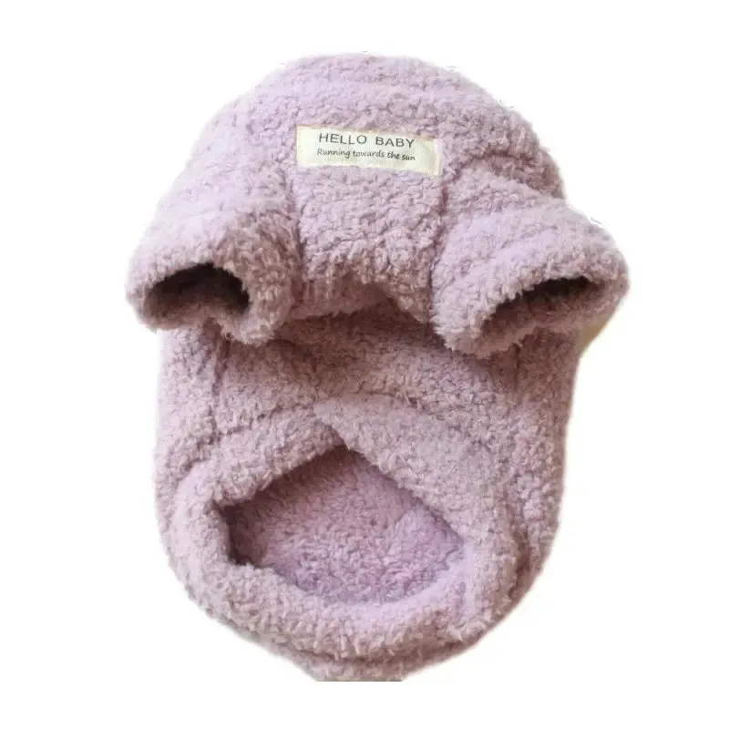 Cozy Plush Winter Sweater for Small Dogs & Puppies