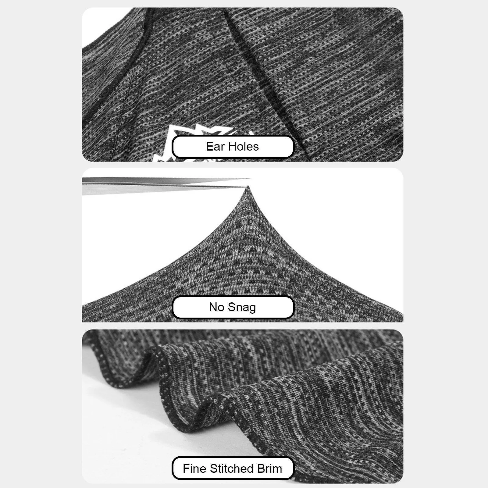 Cycling Neck Gaiter Face Mask Breathable Mesh Holes Sun UV Protection Mouth Cover