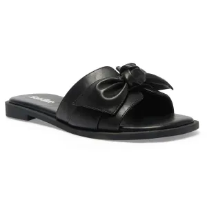 Dahlia Flat in Black Smooth