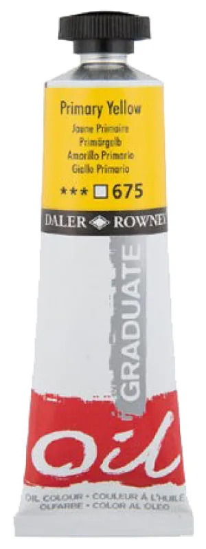 Daler Rowney Graduate Oil Colors PRIMARY YELLOW