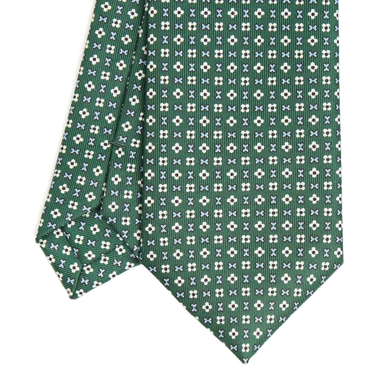 DARK GREEN EXTRA LONG SARTORIAL SILK TIE