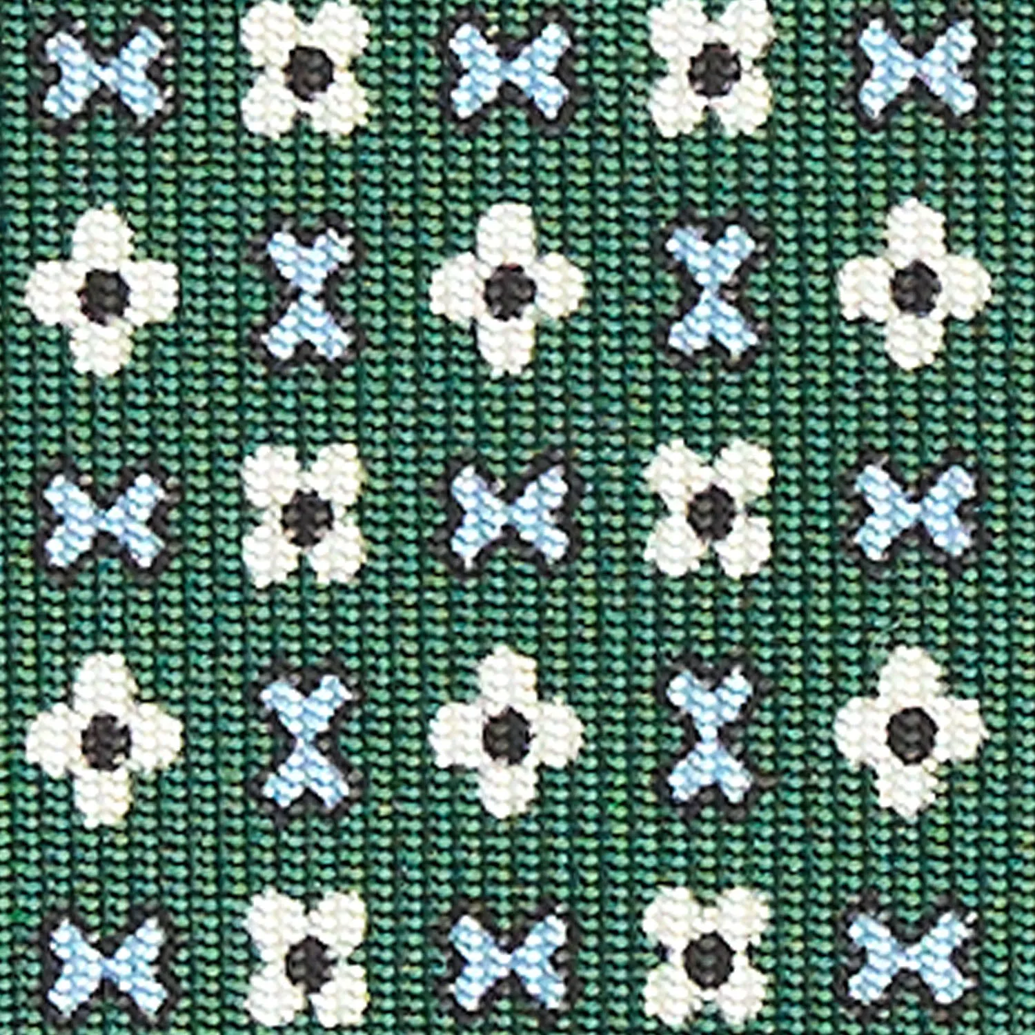 DARK GREEN EXTRA LONG SARTORIAL SILK TIE