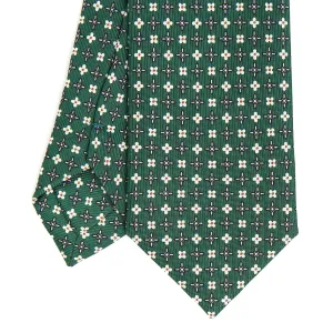 DARK GREEN SARTORIAL 7 CM SILK TIE
