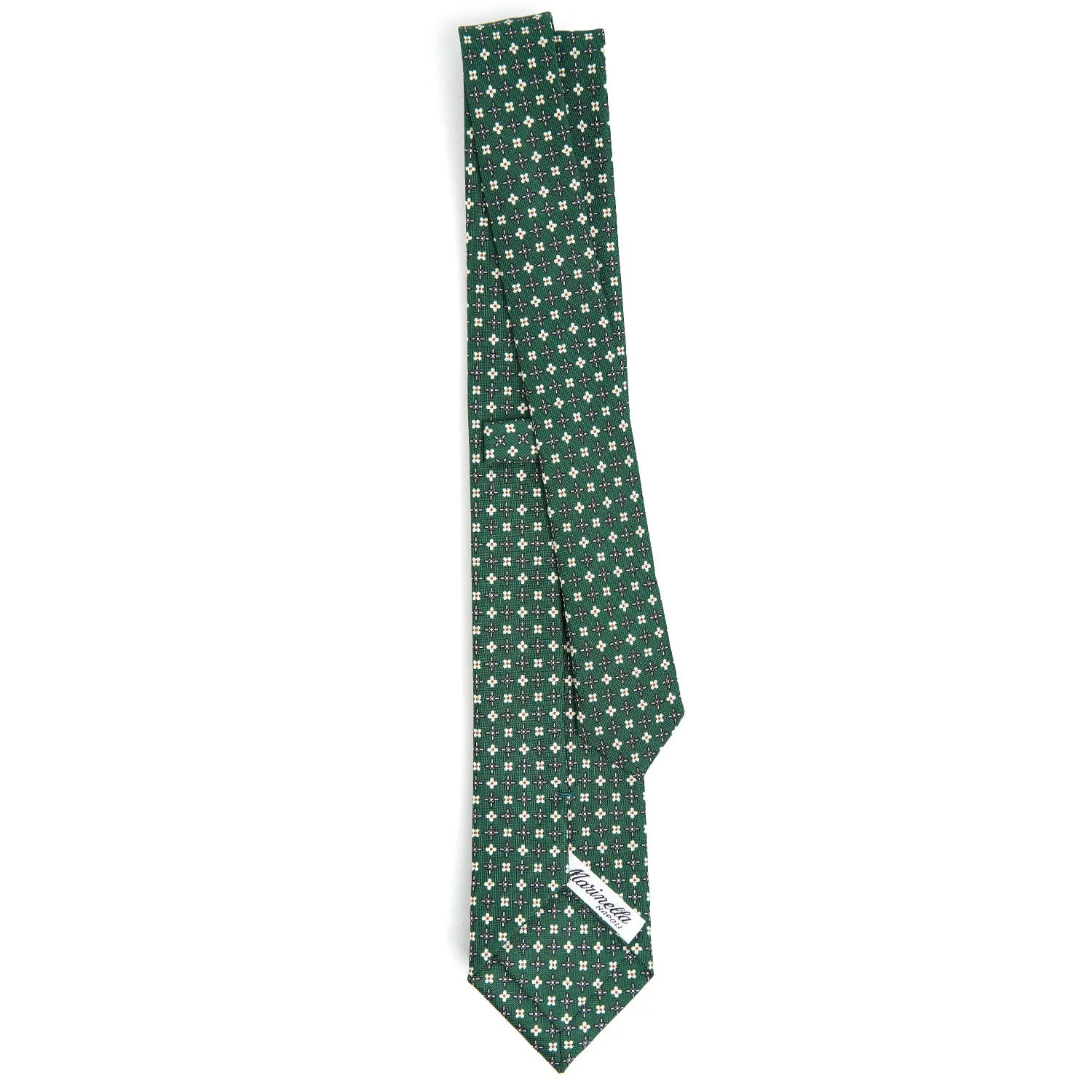 DARK GREEN SARTORIAL 7 CM SILK TIE
