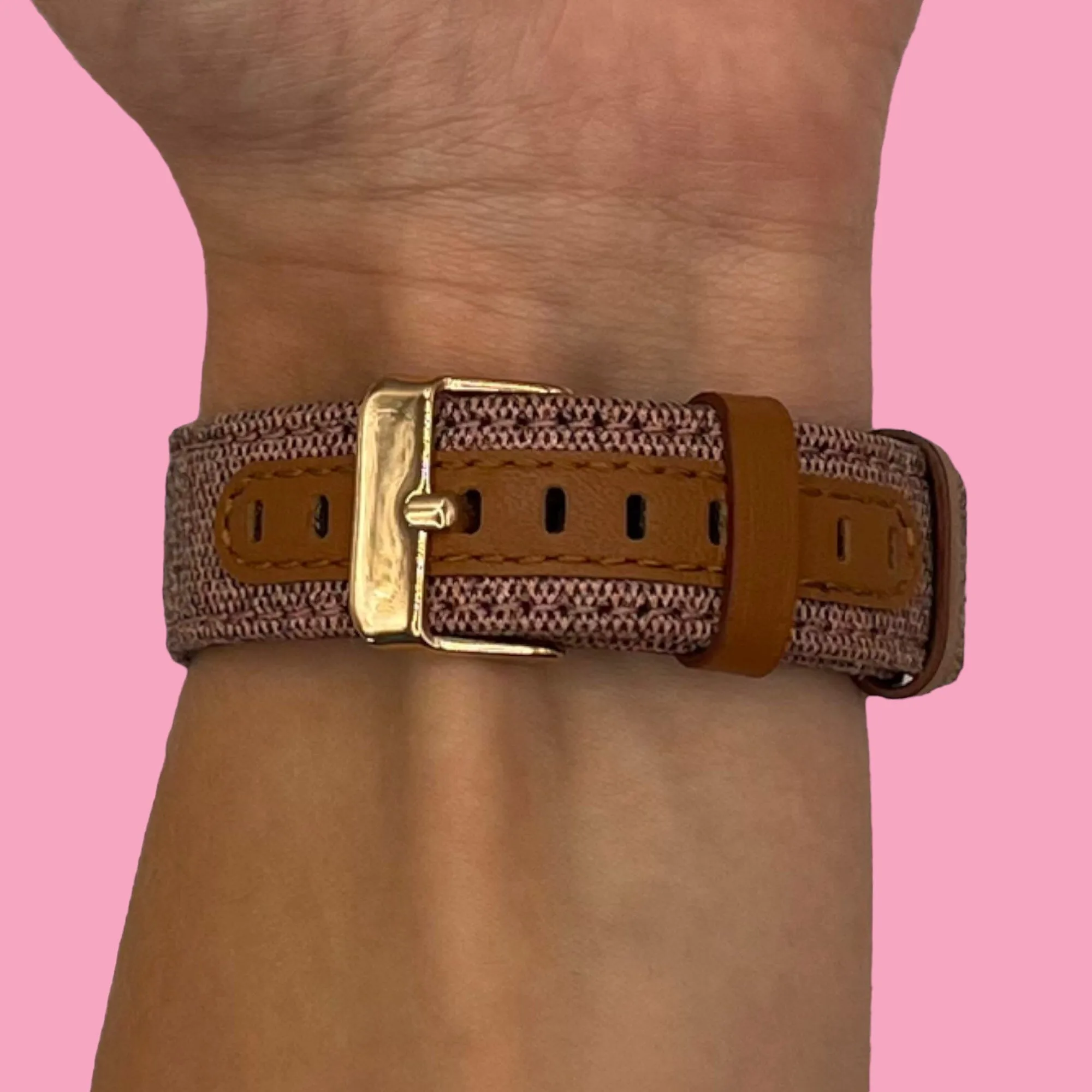 Denim & Leather Watch Straps Compatible with the Tissot 22mm Range