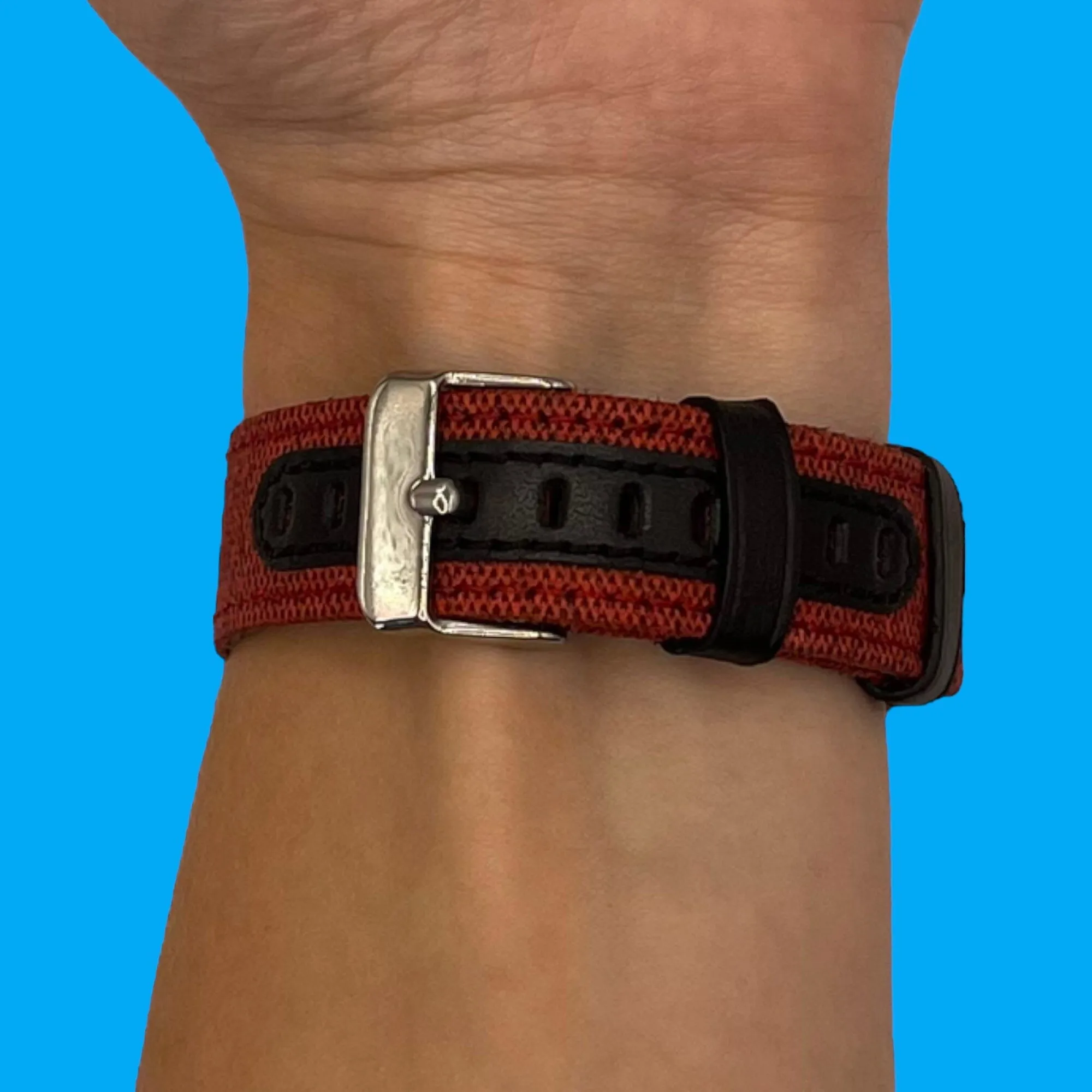 Denim & Leather Watch Straps Compatible with the Tissot 22mm Range