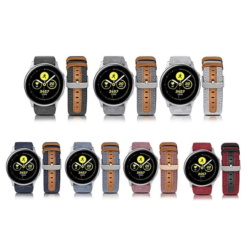Denim & Leather Watch Straps Compatible with the Tissot 22mm Range