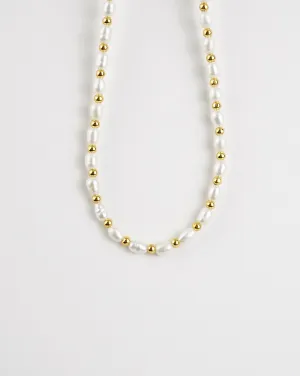 Elegant Pearl Link Necklace | Luxurious and Sophisticated Jewelry