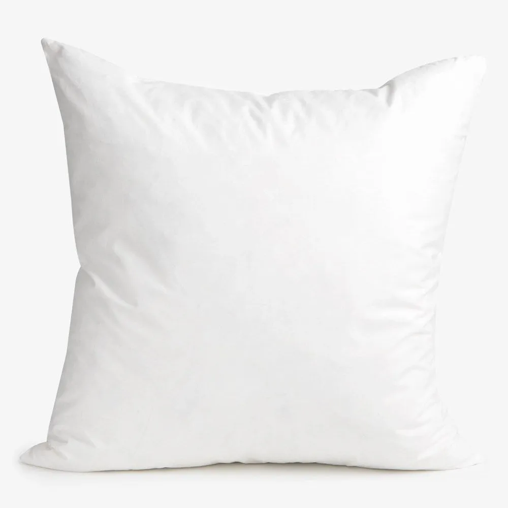 Embroidered Flowers On Natural Cushion Cover