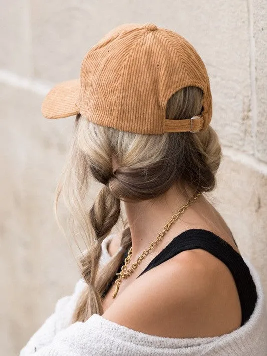 Fashion Love Story Corduroy Boyfriend Ball Cap