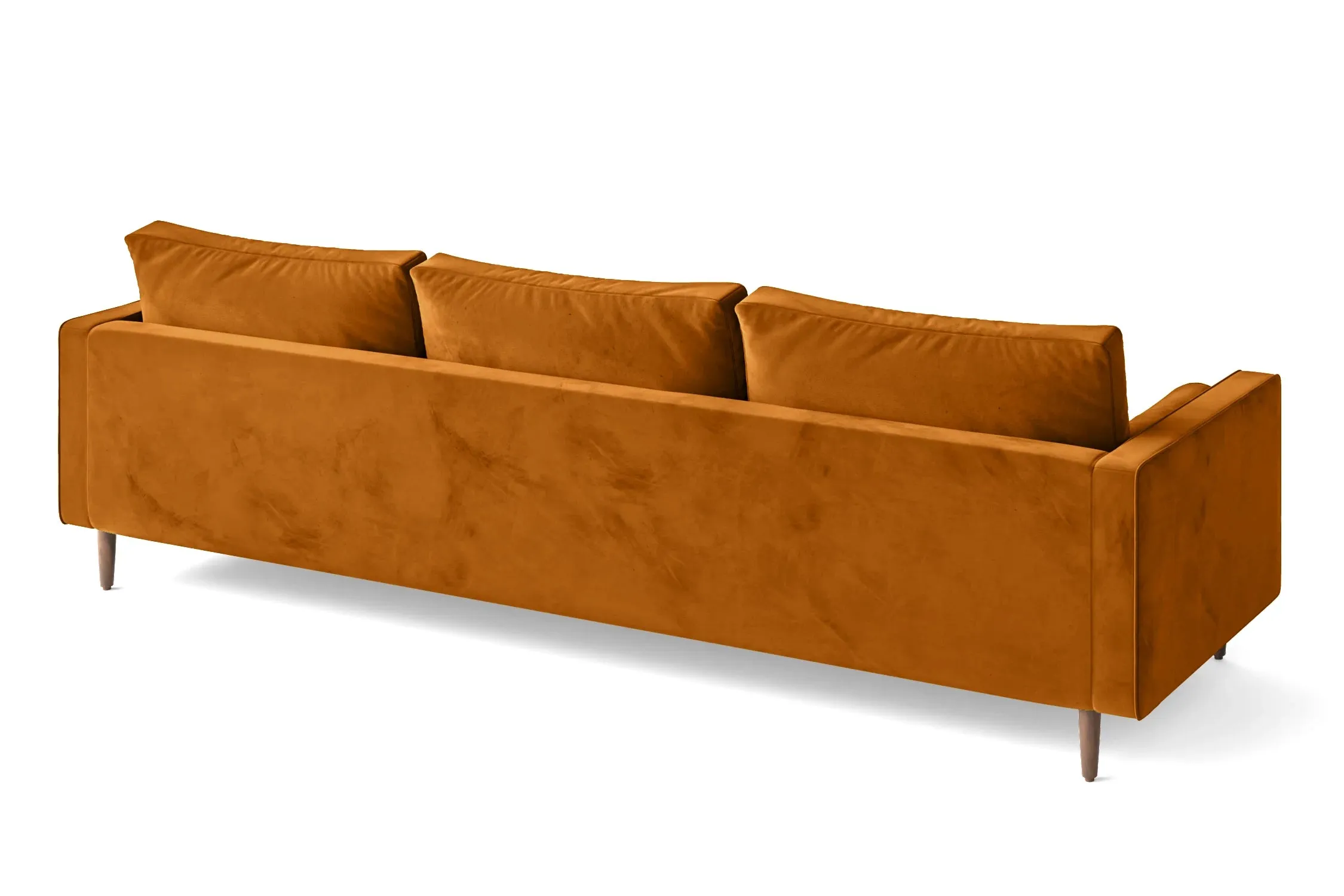 Gela 4 Seater Sofa Gold Velvet