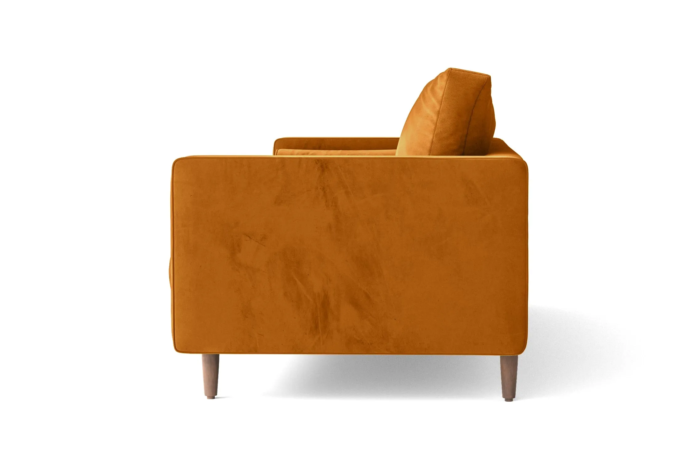 Gela 4 Seater Sofa Gold Velvet