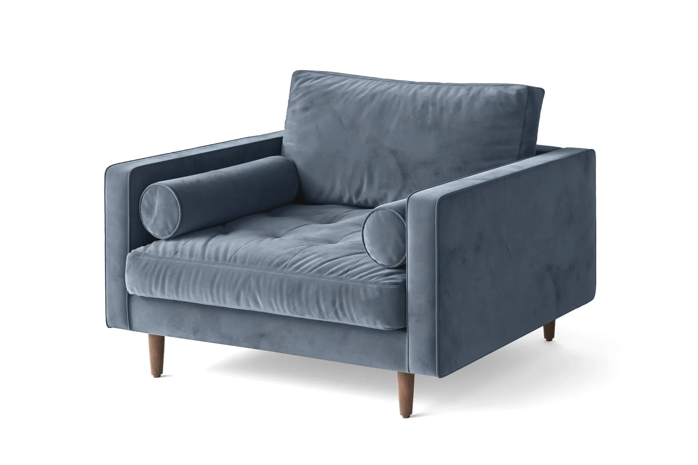 Gela Armchair Baby Blue Velvet
