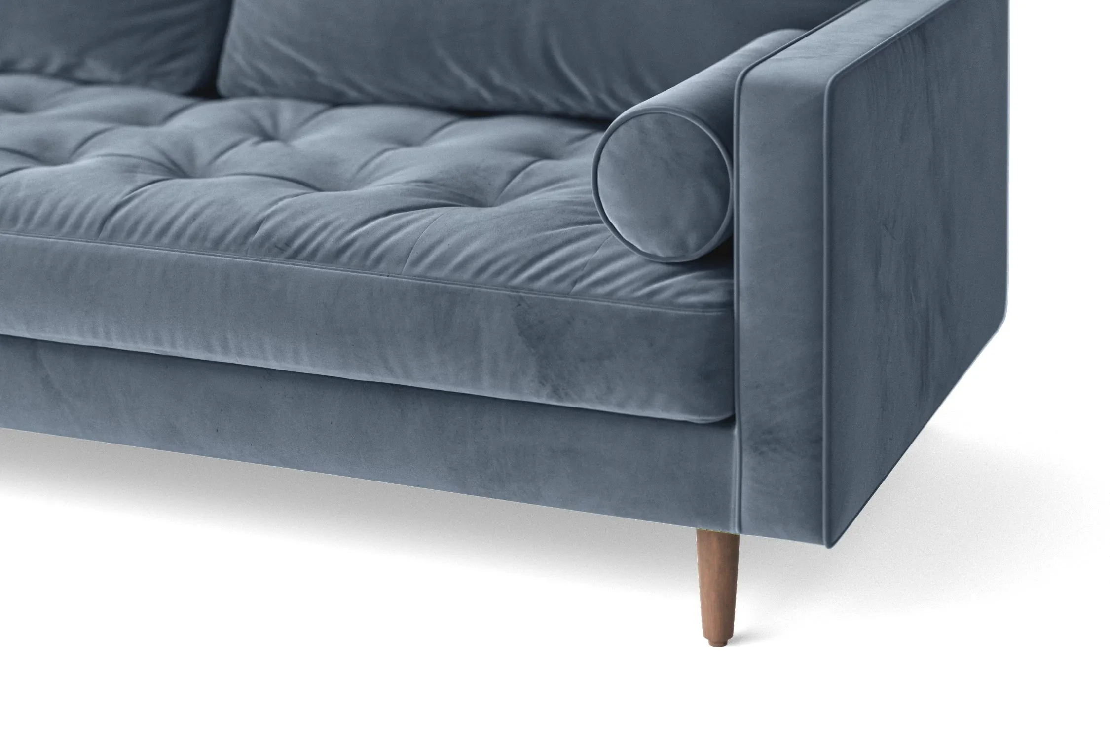 Gela Armchair Baby Blue Velvet