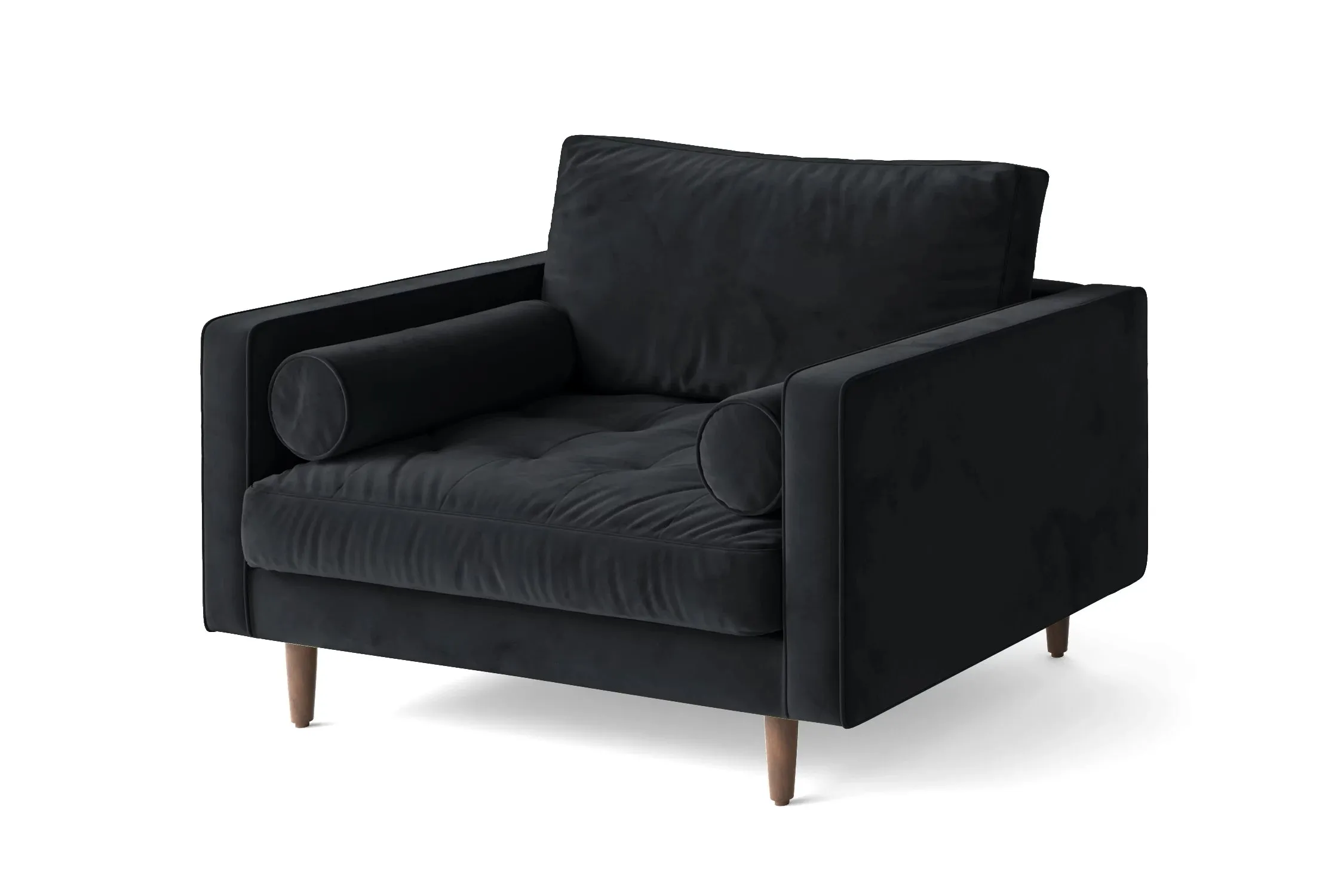 Gela Armchair Dark Grey Velvet