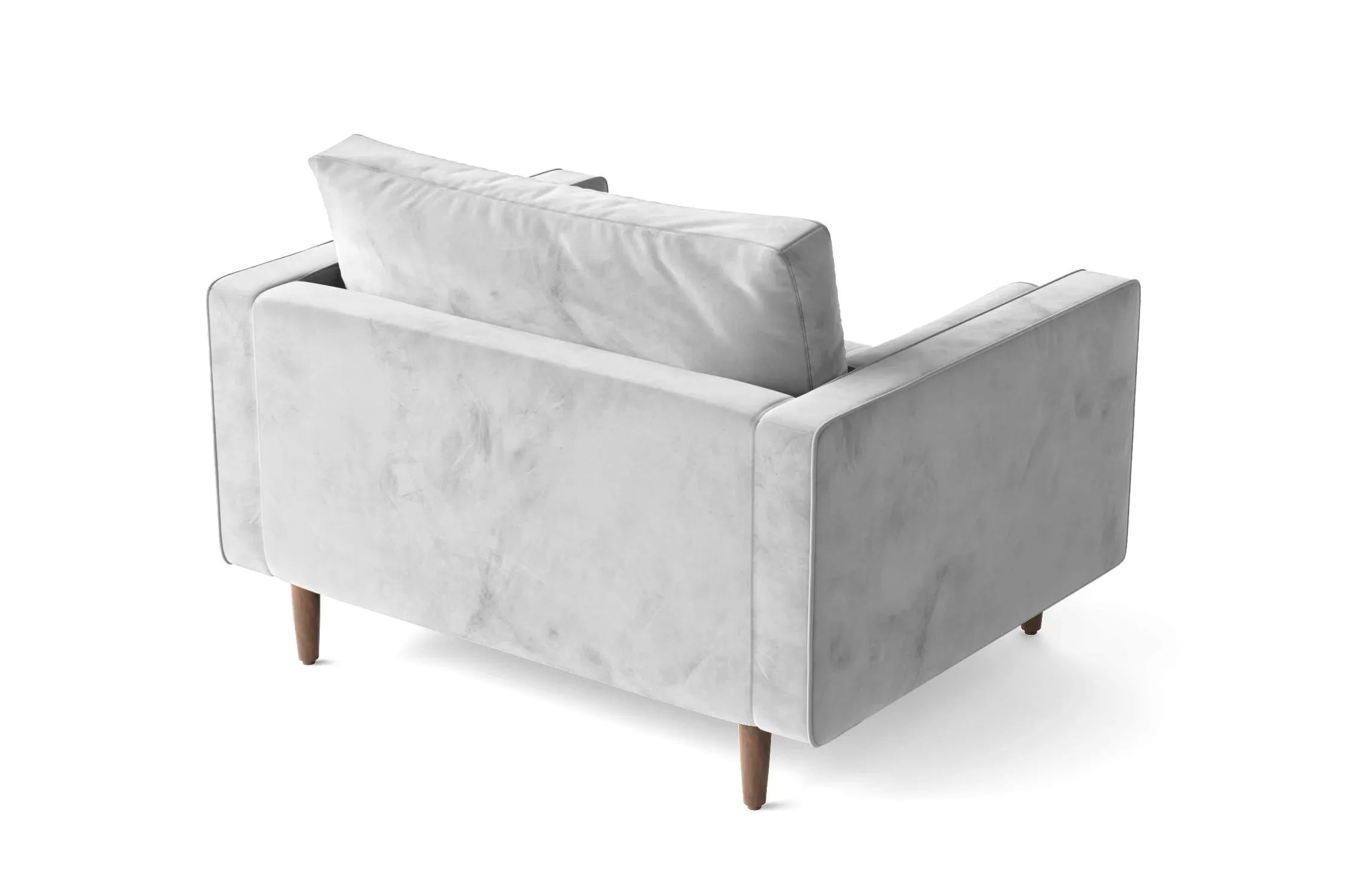 Gela Armchair White Velvet