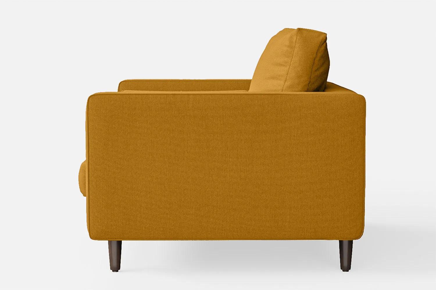 Gela Armchair Yellow Linen Fabric