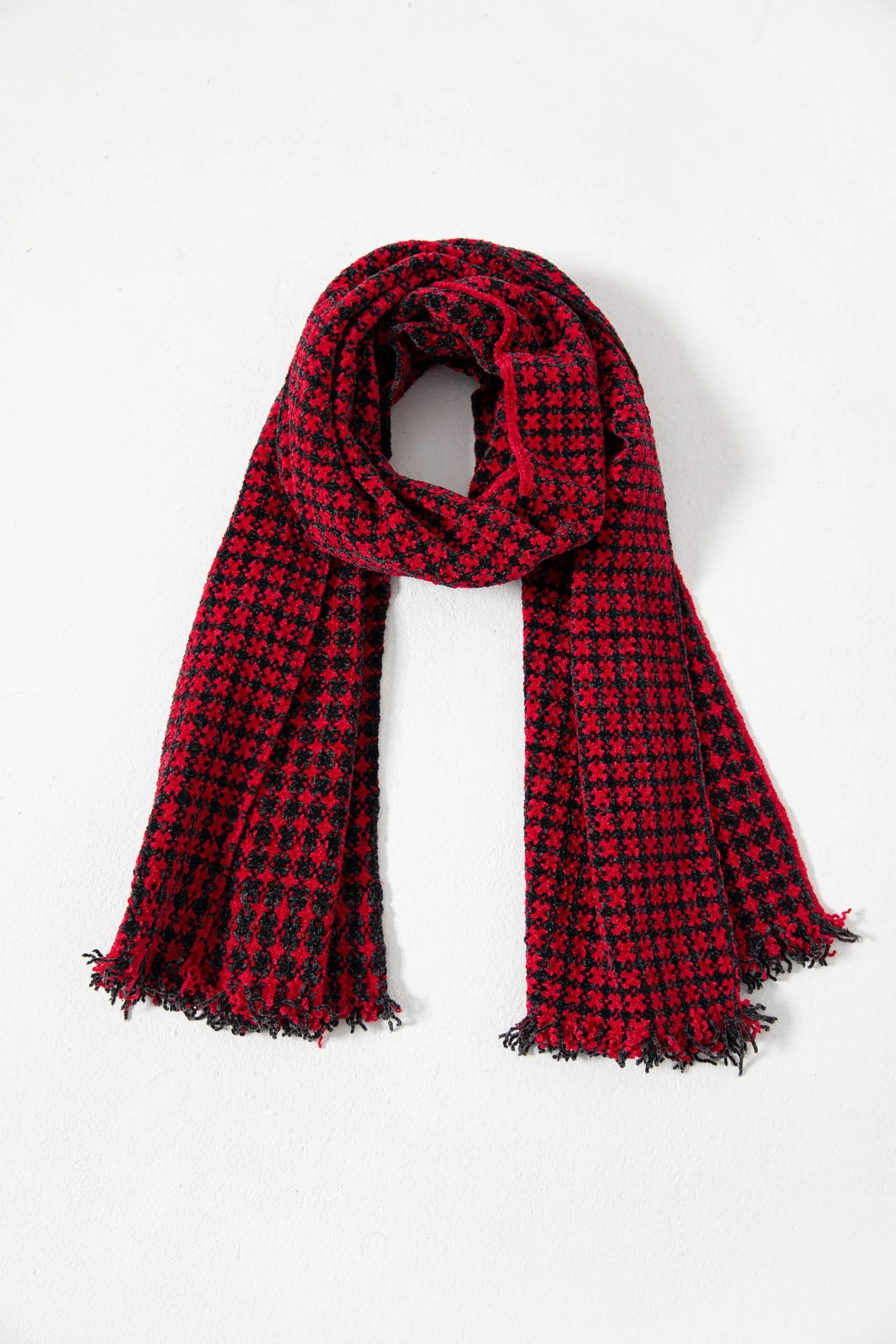 HANDWOVEN VELVET SCARF