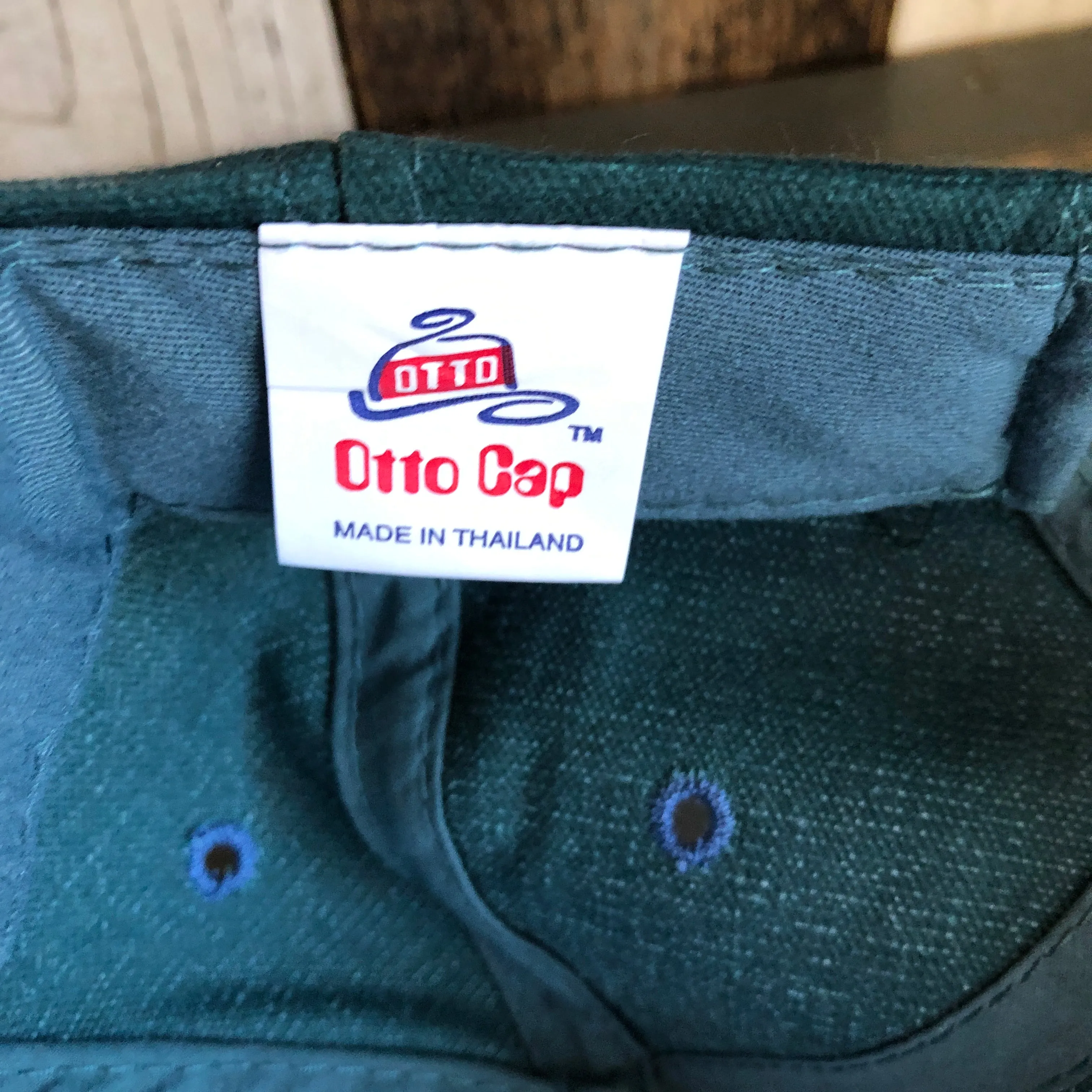 Hermosa Beach AS REAL AS THE STREETS - 6 Panel Low Profile Baseball Cap with Adjustable Strap with Press Buckle - Dark Green/Navy