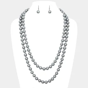 iLLASPARKZ 60" Pearl Necklace