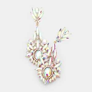 iLLASPARKZ Crystal Rhinestone Statement Evening Earrings