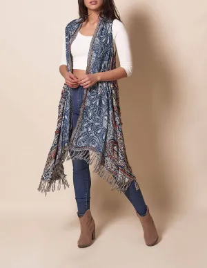Jaipur Wrap - Deep Blue