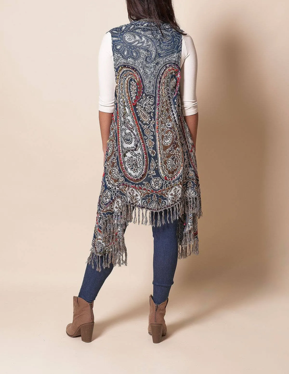 Jaipur Wrap - Deep Blue