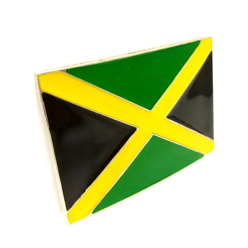Jamaica Flag Leather Belt