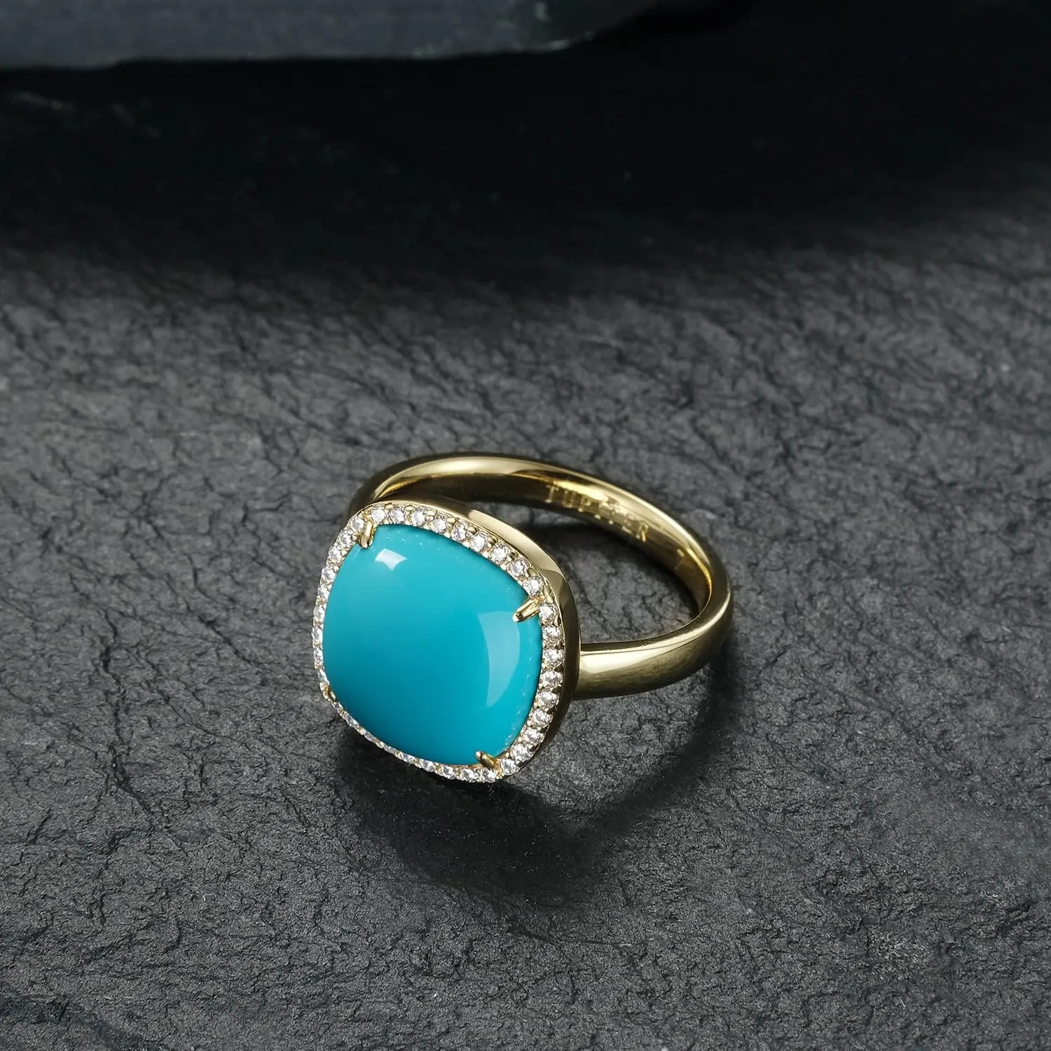 Jupiter Gemstone Women's Ring - Gemstone Women Ring, 0.47"/12mm Birthstone Rings Jewelry for Valentine's Day, Mother's Day, Birthday Jewelry