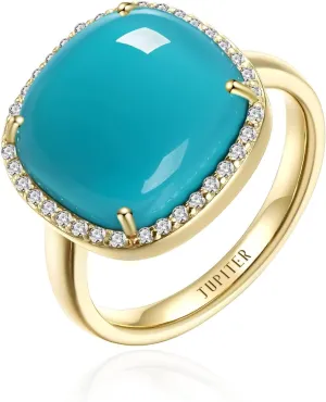 Jupiter Gemstone Women's Ring - Gemstone Women Ring, 0.47"/12mm Birthstone Rings Jewelry for Valentine's Day, Mother's Day, Birthday Jewelry