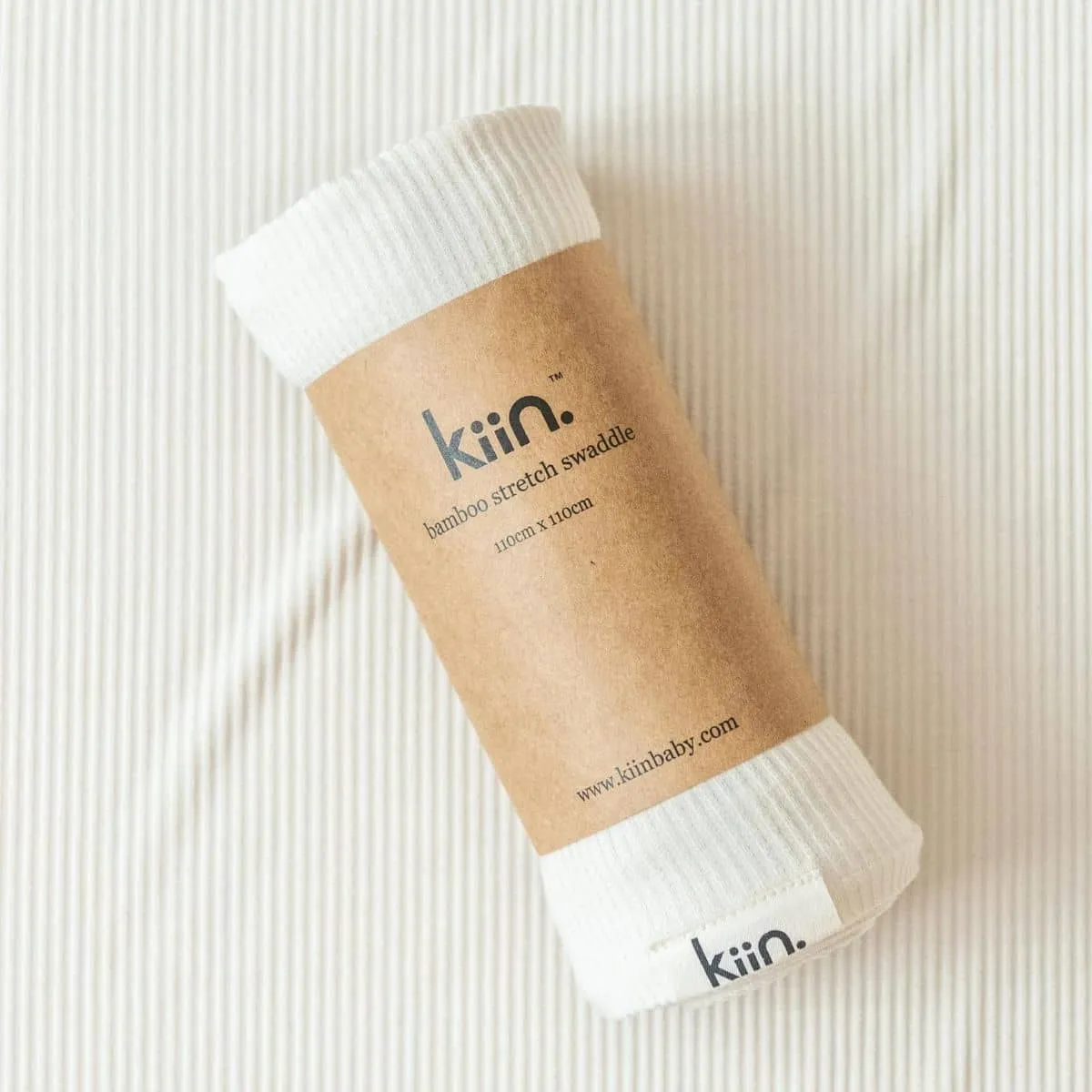 Kiin Baby Bamboo Stretch Swaddle - Ivory
