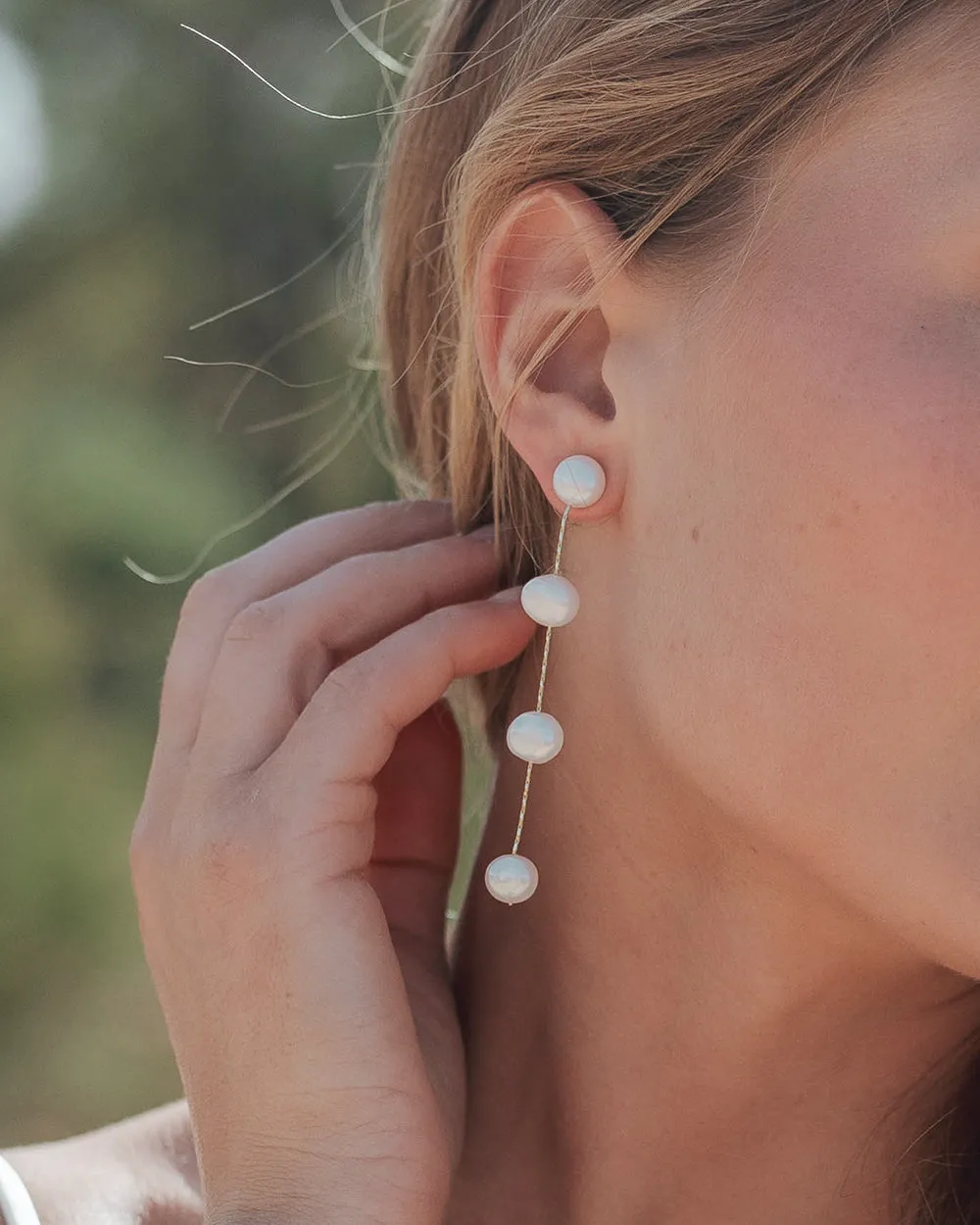 Krista Pearl Dangle Earrings