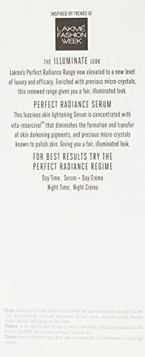 Lakme Absolute Perfect Radiance  Skin Lightening serum, 30 ml