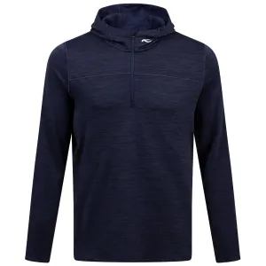 Liam Hooded Half Zip Mid Layer Atlanta Blue - 2025