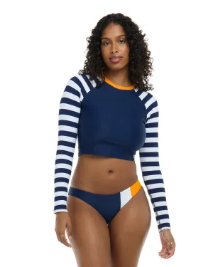 Maritime Midnight Let It Be Crop Rashguard